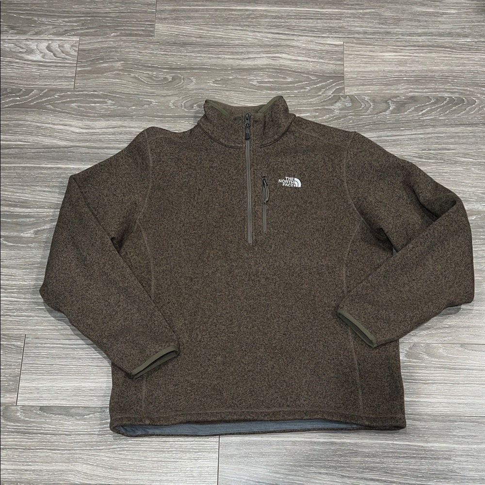 The North Face Brown Fleece Quarter-Zip
